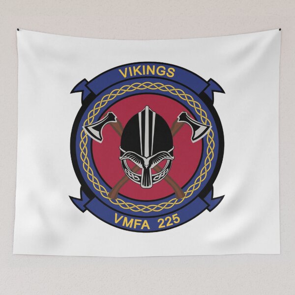 Item preview, US Marine Corps VMFA-225 Vikings Squadron Insignia designed and sold by CharlieDesings.