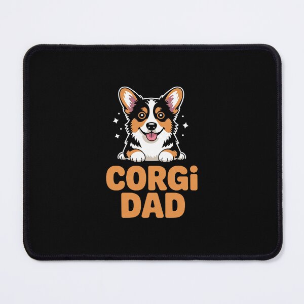 Item preview, Cute Black Tricolor Pembroke Corgi Dad Dog Lovers designed and sold by MarkLeedsArt.