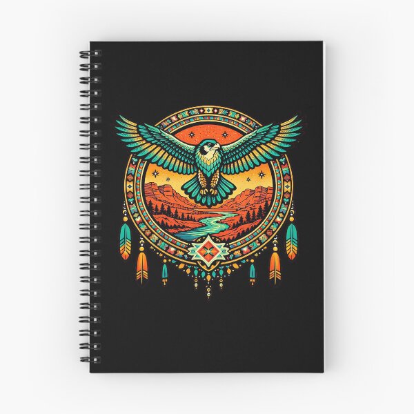 Item preview, Native American Hawk Spirit Art designed and sold by PrettyRottenCo.