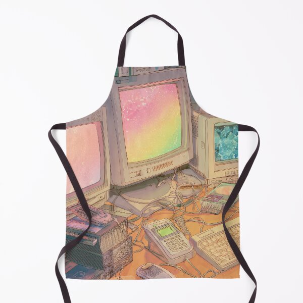 Item preview, Vaporwave Crystal CRT Desk Dream designed and sold by Turocks.