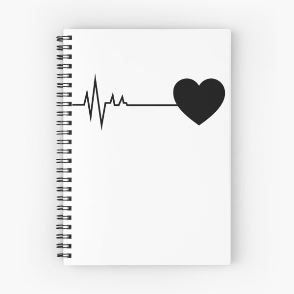 Item preview, Heartbeat Love Line Minimal Heart Art designed and sold by The_CreativeStudio.
