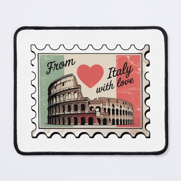 Item preview, From Italy With Love - Vintage Postcard Style designed and sold by ItaloVibes.