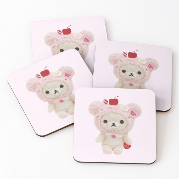 Item preview, plushy cutesy white teddy sticker designed and sold by inainart.