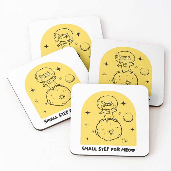 Item preview, Cute Astronaut Cat On Moon Space designed and sold by ChathuStrokes.