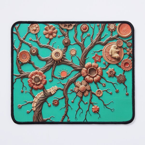 Item preview, Tree of Thought – Symbolic Nature Portrait Illustration designed and sold by Alma47.