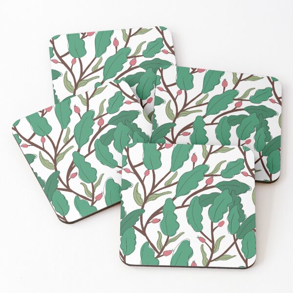 Item preview, Green Leaves Pattern designed and sold by NaliniLe.