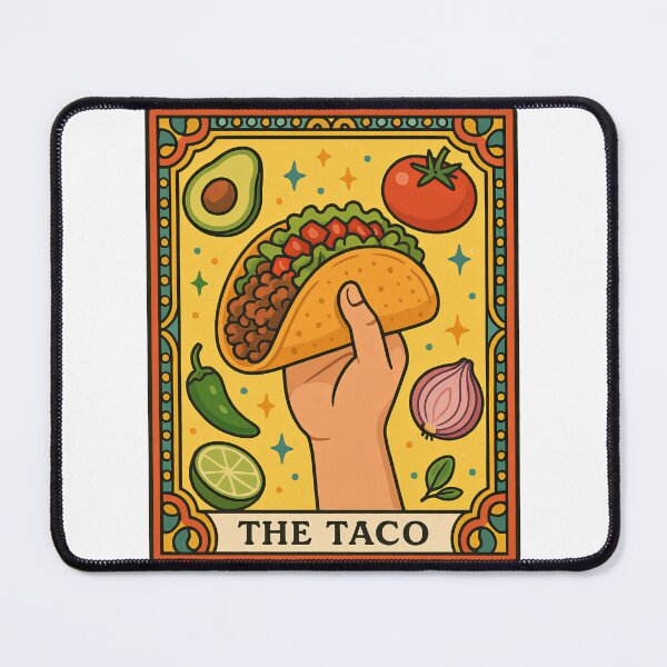 Item preview, The Taco Tarot Card Foodie Art designed and sold by TeeARTHY.