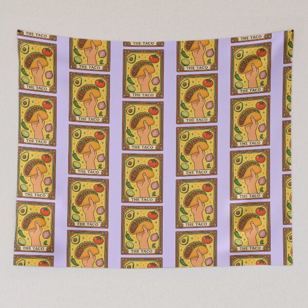 Item preview, The Taco Tarot Card Foodie Art designed and sold by TeeARTHY.