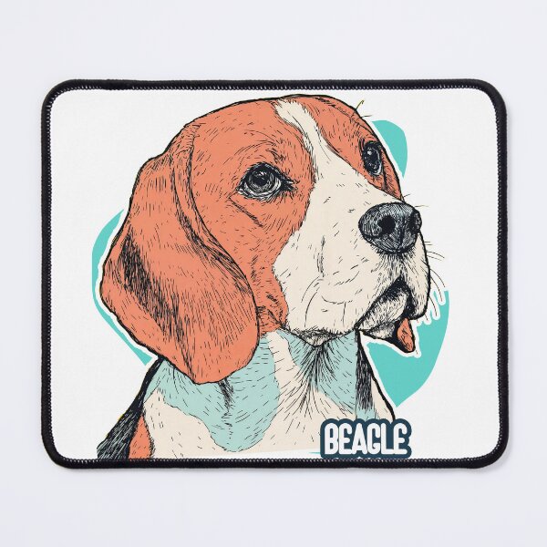 Item preview, Beagle Bold Linework Dog Art designed and sold by ForeverPrintsOK.