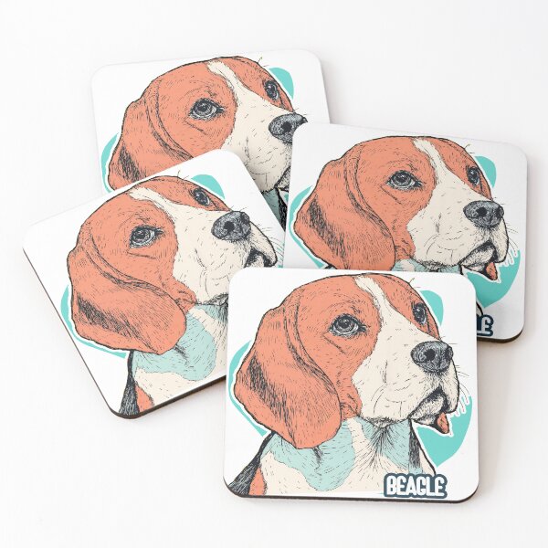 Item preview, Beagle Bold Linework Dog Art designed and sold by ForeverPrintsOK.
