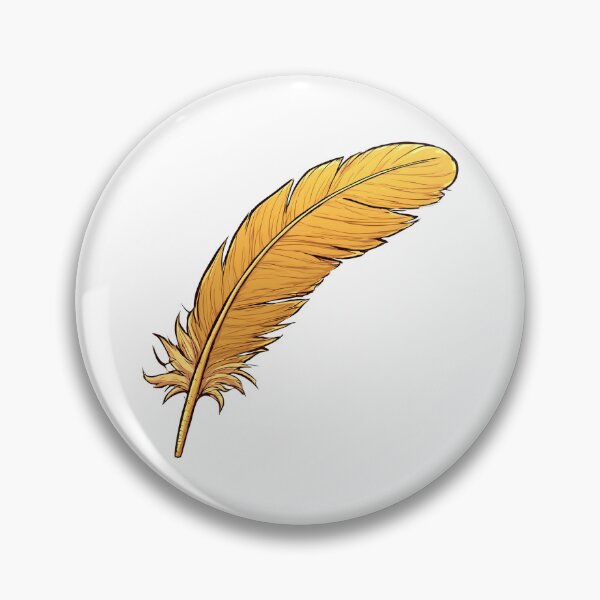 Item preview, Golden Feather Illustration – Elegant Minimal Line Art designed and sold by Karolina’s Cozy Creations.
