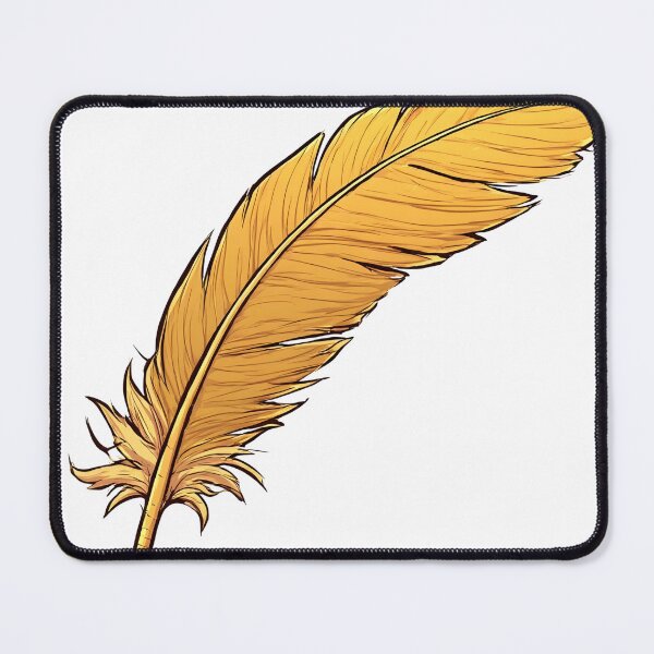 Item preview, Golden Feather Illustration – Elegant Minimal Line Art designed and sold by Karolina’s Cozy Creations.