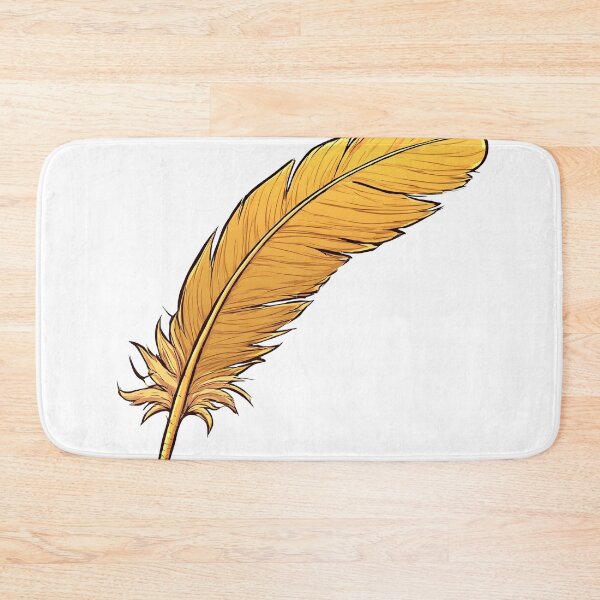 Item preview, Golden Feather Illustration – Elegant Minimal Line Art designed and sold by Karolina’s Cozy Creations.