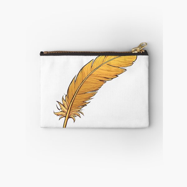 Item preview, Golden Feather Illustration – Elegant Minimal Line Art designed and sold by Karolina’s Cozy Creations.