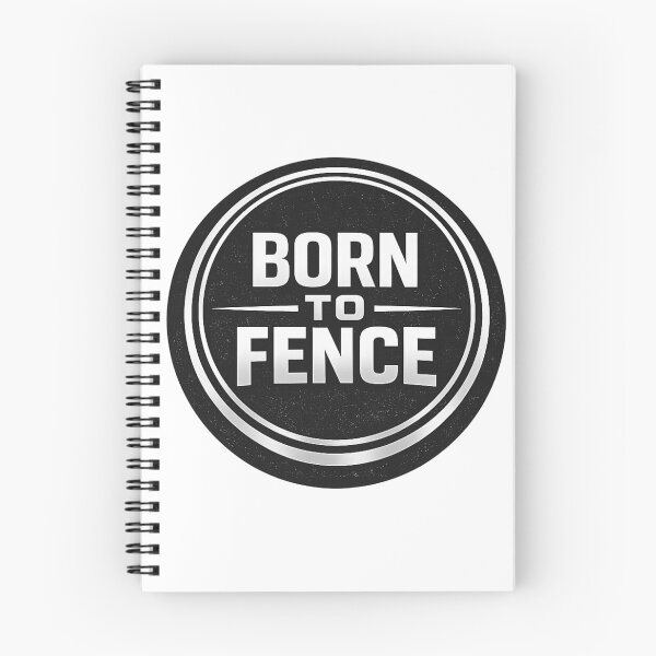 Item preview, BORN TO FENCE designed and sold by ChillCharmStudio.