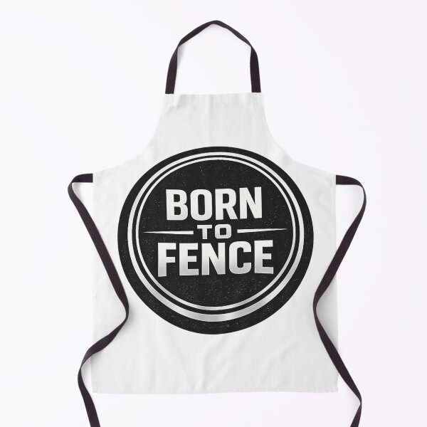 Item preview, BORN TO FENCE designed and sold by ChillCharmStudio.