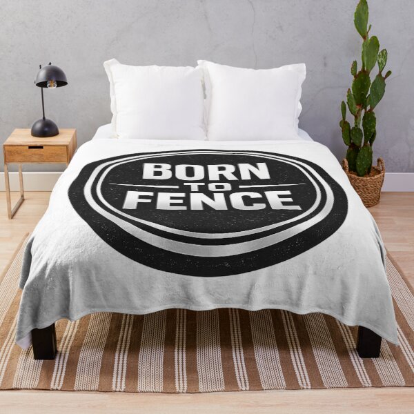 Item preview, BORN TO FENCE designed and sold by ChillCharmStudio.
