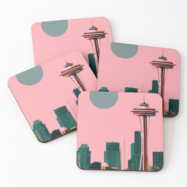Item preview, Seattle Chromatic Atmospheric – Blush Haze designed and sold by SkylineVistas Designs.