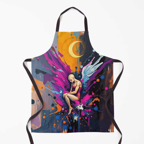 Artikelvorschau, Innere Transformation – Symbolische Figurative Kunst mit dem Mond entworfen und verkauft von Alma47.