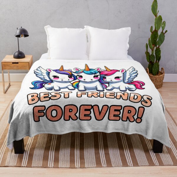 Item preview, Cutie Three Unicorns Motivational BEST FRIENDS FOREVER! designed and sold by Giulivo Store Graphic.