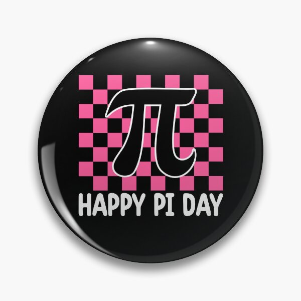 Item preview, Happy Pi Day Pink Checkerboard Pi designed and sold by KroghDs.
