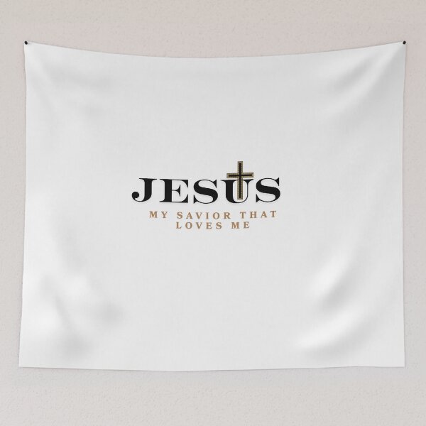 Item preview, JESUS my Savior that loves me, Christian design  designed and sold by TheProverbsMom.