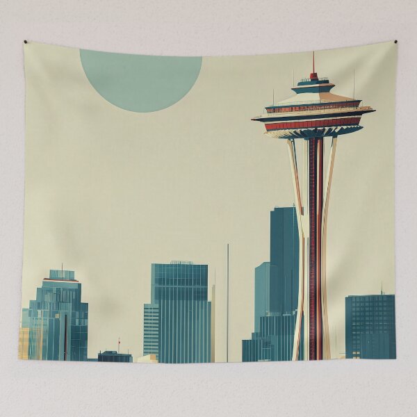 Item preview, Seattle Chromatic Atmospheric – Soft Sand Glow designed and sold by SkylineVistas Designs.