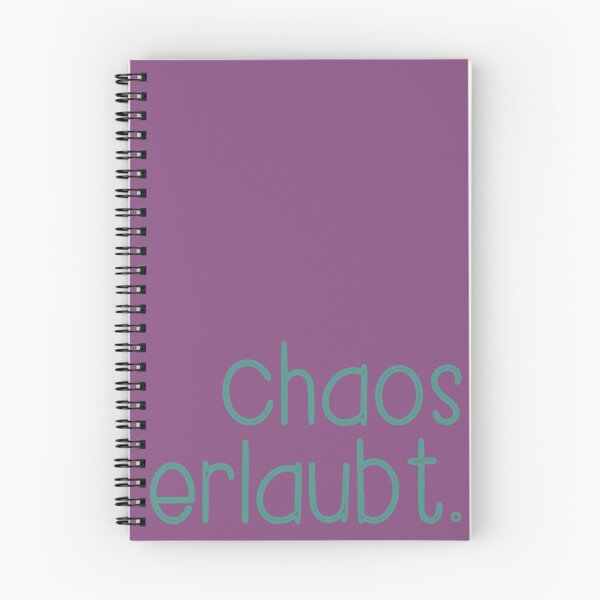 Item preview, Chaos allowed - purple, mint designed and sold by Studio Cinnamon.