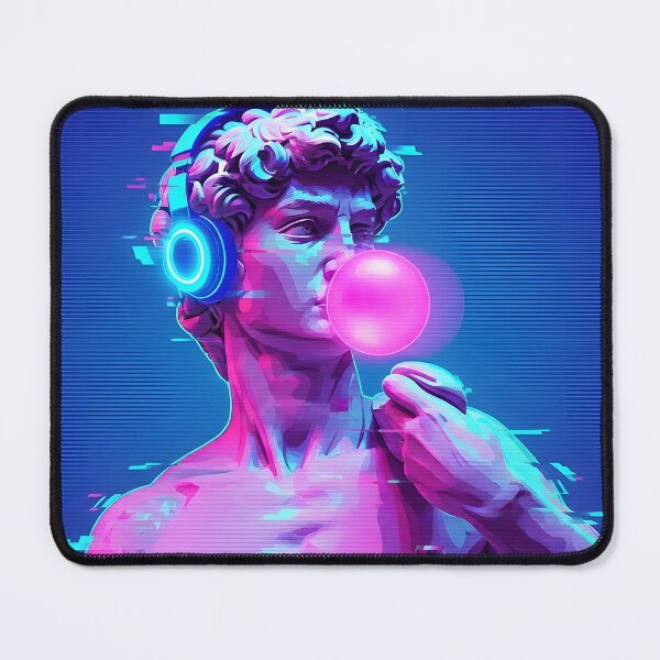 Item preview, Synthwave Music Producer Studio with Neon Art Print designed and sold by powersunlight.