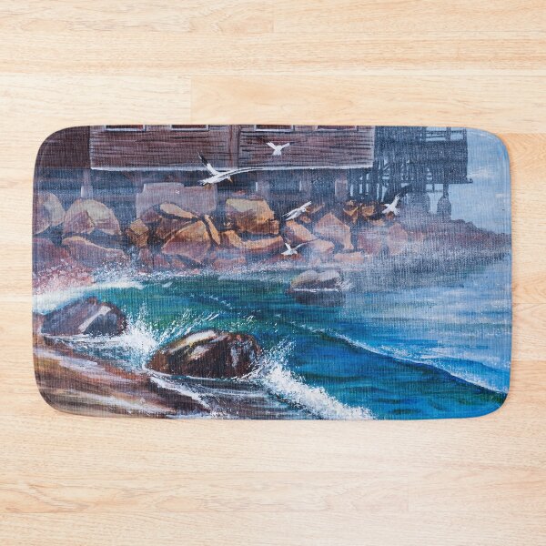 Item preview, Old Factory at Seaside designed and sold by Matt Starr Fine Art .