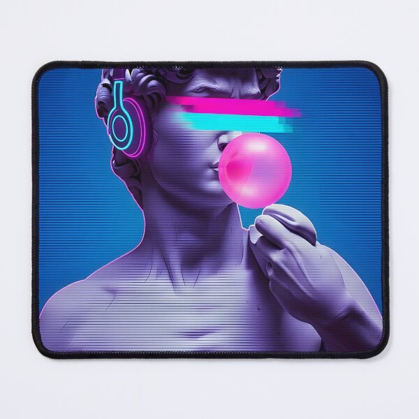 Item preview, Synthwave Music Producer Studio with Neon Art Print designed and sold by powersunlight.