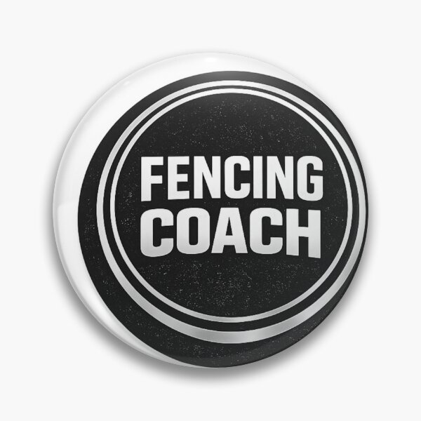 Item preview, FENCING COACH designed and sold by ChillCharmStudio.