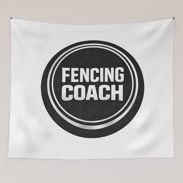 Item preview, FENCING COACH designed and sold by ChillCharmStudio.