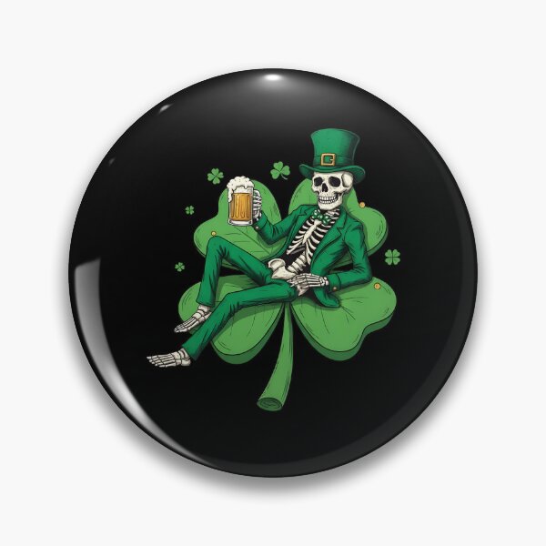 Item preview, St Patricks Skeleton Beer Lover designed and sold by KroghDs.