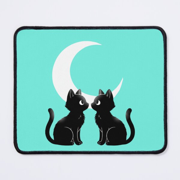 Item preview, Two Black Cats Under the Moon designed and sold by CosmicCutouts.