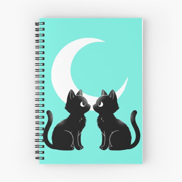 Item preview, Two Black Cats Under the Moon designed and sold by CosmicCutouts.