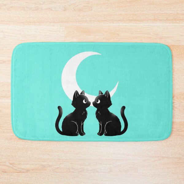 Item preview, Two Black Cats Under the Moon designed and sold by CosmicCutouts.