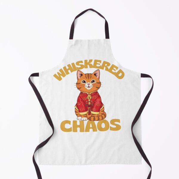 Item preview, Whiskered Chaos – Cute Cat Chaos Lover Illustration designed and sold by HOUSE OF TIST.