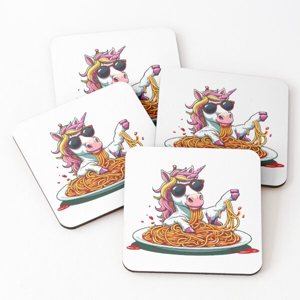 Item preview, I Came. I Saw. I Spaghetti’d. Unicorn meets meme meets pasta designed and sold by Pixelzo.