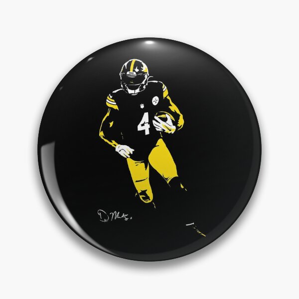 Item preview, DK Metcalf - Black and Yellow Minimalist Player #4 Illustration designed and sold by TheArtOfCar.