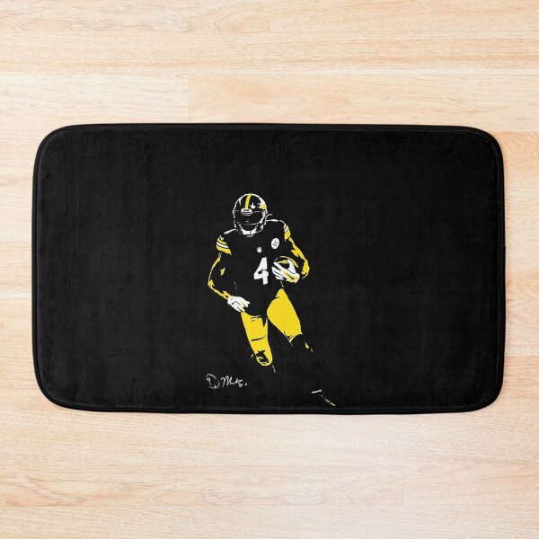 Item preview, DK Metcalf - Black and Yellow Minimalist Player #4 Illustration designed and sold by TheArtOfCar.