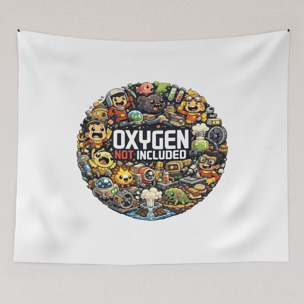 Item preview, Oxygen not included inspired ArtWork designed and sold by FeelTheDrawing.