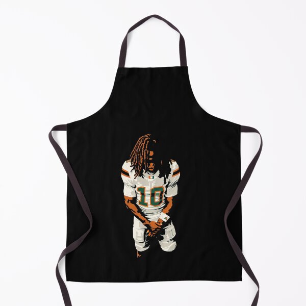 Item preview, Malachi Toney - Miami Hurricanes #10 Football Art – Minimalist Player Illustration designed and sold by TheArtOfCar.