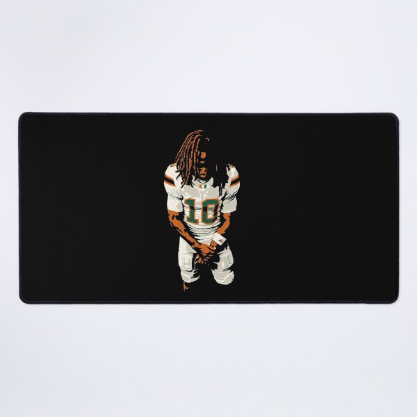 Item preview, Malachi Toney - Miami Hurricanes #10 Football Art – Minimalist Player Illustration designed and sold by TheArtOfCar.