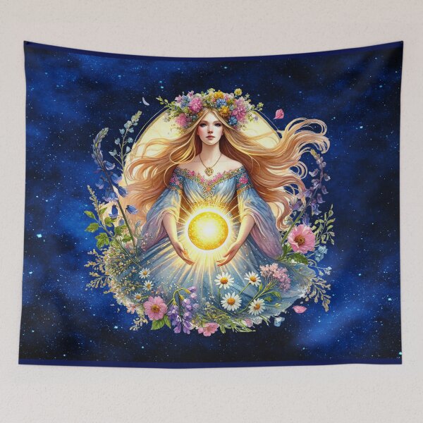 Item preview, Beltane Goddess of Light and Spring Renewal designed and sold by MysticOzzy.