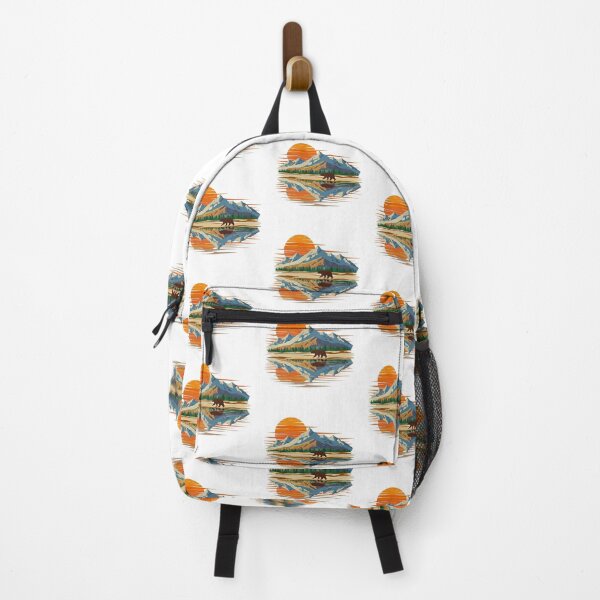 Item preview, Serene Mountain Lake Sunset Reflection designed and sold by TeeARTHY.