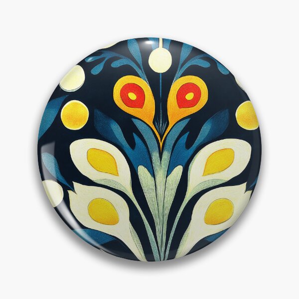 Item preview, Boho-Inspired Blue, Yellow And Red Abstract Design designed and sold by DEC02.