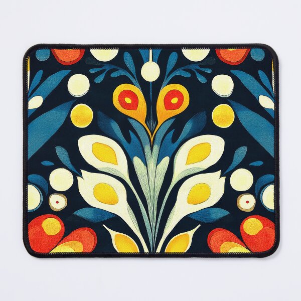 Item preview, Boho-Inspired Blue, Yellow And Red Abstract Design designed and sold by DEC02.