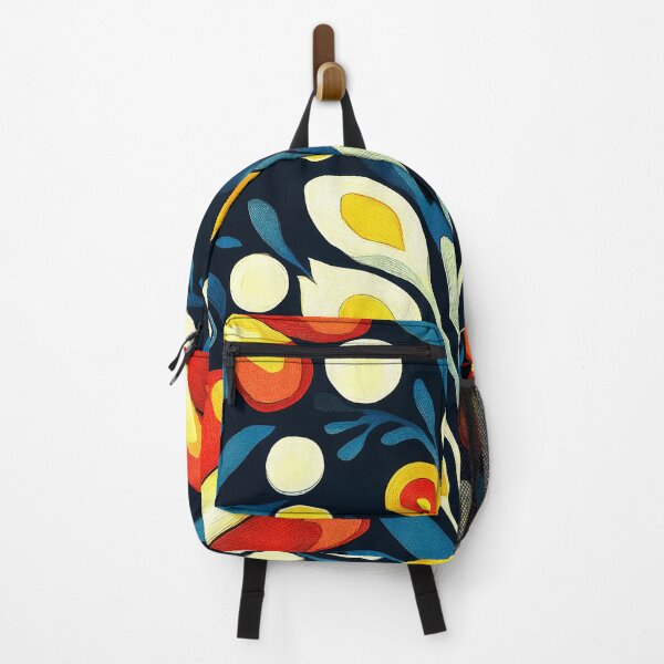 Item preview, Boho-Inspired Blue, Yellow And Red Abstract Design designed and sold by DEC02.