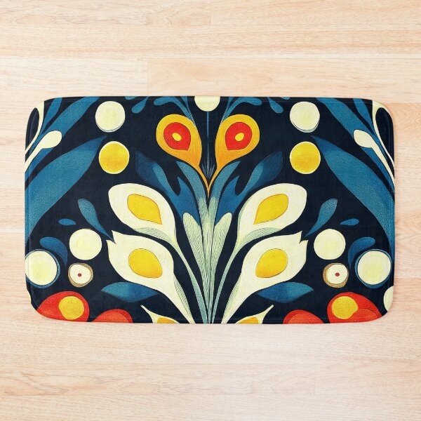 Item preview, Boho-Inspired Blue, Yellow And Red Abstract Design designed and sold by DEC02.